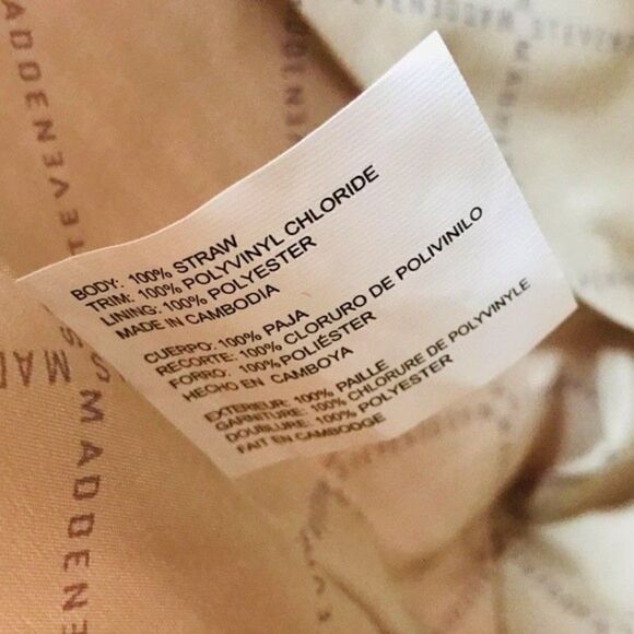 New! Steve Madden Bucket Straw Faux Leather Blush Pink Bohemian Beach TikTok Bag - Picture 11 of 11